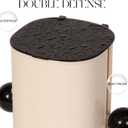 2026 Upgraded Automatic-Lift Makeup Brush Holder, Makeup Organizer with Dustproof & Leakproof Design, Four-slot Make up Brushes Cup for Eyebrow Pencil, Nail Polish, Lip Gloss