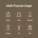 Plastic Clothes Hangers  Heavy Duty Hanger Set, for Organizing Clothes, Dresses, and Coat, Holds Up to 5 lbs, Space-Saving Hangers with Non-Slip Shoulder Grooves, Pack of 5, Yellow