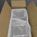 2 Pack 1 Gallon thickened Square Glass Pitcher with Lid, Classic Stripes Water Pitchers for Fridge, Borosilicate Glass Carafe for Hot/Cold Brew Drink, Extra Large Jug with Handle for Iced Tea, Coffee