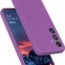 Designed for Galaxy S24+Plus Case, Liquid Silicone Gel Rubber Shockproof Case Soft Microfiber Cloth Lining Cushion Compatible with Galaxy S24 Plus 5G 6.7 inch (Amethyst, S24 Plus - 6.7")
