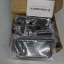 goldenwarm 12 Pack Interior and Exterior Door Hinges, Matte Black Door Hinges 4 inch x 4 inch with 5/8" Radius Corners