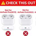(4Pack) Case for AirPods Pro 3rd Generation 2025 | Cute Cartoon Skin Design | Silicone Cover with Carabiner | Full Protection | Multiple Combinations Wireless Earbuds Case for AirPods Pro 3 (M+W+M+S)