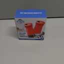 The Original Salt and Pepper Shakers set -Red- Spice Dispenser with Adjustable Pour Holes - Stainless Steel & Glass Set of 2 Bottles