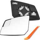 Compatible with Chevrolet Chevy Traverse, GMC Acadia Driver Side Mirror, 2013 2014 2015 2016 2017, Left Side Mirrors with Backing Plate, Power Heated