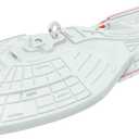 Hallmark Keepsake Star Trek Mini Christmas Ornament (U.S.S. Voyager) 0.25" Tiny Ornament for Tabletop Tree
