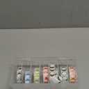 7000 Pcs Removable Day of The Week Labels and Acrylic Label Dispenser, Food Stickers Management Monday Through Sunday Colored Food Self Adhesive Day Dot Sticker