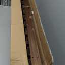 Outdoor Garden Bench, 2-Person Wood Patio Bench Weatherproof Outdoor Backless Bench, Anti-Corrosion and Anti-Rust Garden Benches for Garden Lawn Porch Park Backyard (Carbonized,35.5''/90cm)