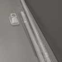 FADOTY Tension Curtain Rods No Drilling, Extra Long Tension Rod 41-88 Inch, Heavy Duty Shower Curtain Rod for Outdoor Patio Bathroom Windows Room Divider, Adjustable, Anti-Slip, No Rust, White