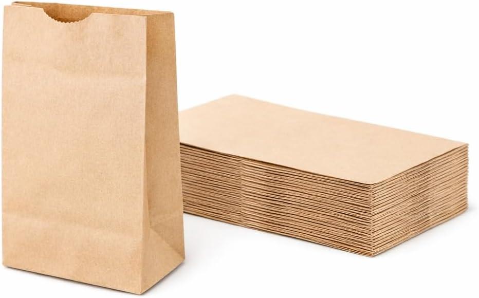 Perfect Stix - Brown Bag 2-100 count, 2lb Brown Paper Bags - Brown Bags - 100 count (Pack of 1)