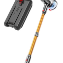 Cordless Vacuum Cleaner, 450W/40Kpa Vacuum Cleaners for Home with LED Screen, 45Mins Stick Vacuum Cordless Rechargeable Dock, Handheld Vacuum Cleaner for Pet Hair, Carpet, Hardwood Floor, A40
