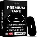 PATCH4U Premium Tape (30 Pack) - Pain Free Removal, Hypoallergenic, Latex Free & Gentle On Skin - Skin Friendly Adhesive Cotton Tape, Set of 2