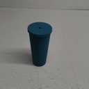 24oz Fully Studded Tumbler.Matte Greenblack Studded Tumbler with Lid and Straw.Reusable Double Walled Insulated Travel Tumbler.Plastic Acrylic Pastel Colored Tumbler Cup for Iced Coffee Smoothie.