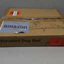 Dokdogs Elevated Dog Bed 42 Inch - Breathable Raised Pet Bed for Large Dogs, Waterproof Dog Cot Bed Easy to Assemble, Durable Portable Pet Cot with Non-Slip Feet, Brown