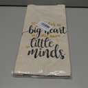 CARAKNOTS Teacher Bag Teachers Gifts for Women Valentines Day Appreciation Week Birthday Thank you Graduation End of Year Christmas Retirement Canvas Tote Bag with Pocket 2 Pcs