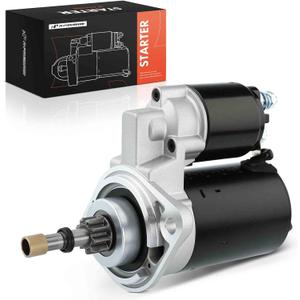 A-Premium Starter Motor Compatible with Porsche 914 70-73 1.7L, 74-75 1.8L & VW Beetle 67-69 1.5L, 70-79 1.6L & Combi, Karmann Ghia, 1.1KW 12V CCW 9 Teeth, Replace# 6004AA0021, 111911023, 111911023A