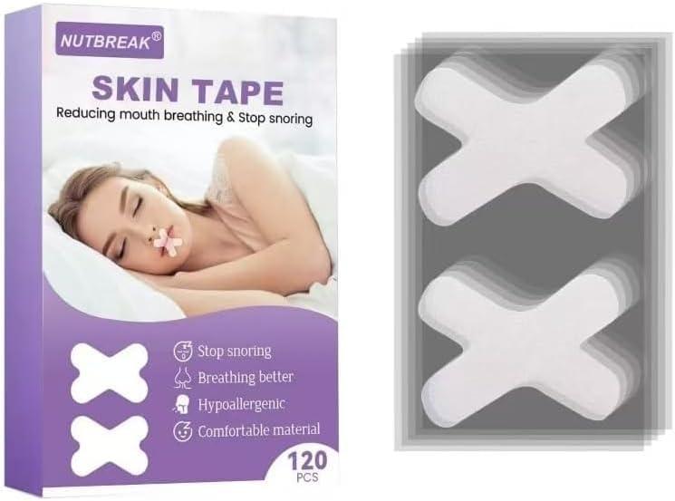 Gentle Transparent White Tape - 120PCS-Hypoallergenic Tape for Sensitive Skin, Painless Removal, Breathable Comfortable to Exercise