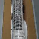 Space Heater, 34" Space Heater for Large Room with Remote, 1500W Tower Heater with 12H Timer, 70 Oscillating, Adjustable Thermostat, Overheating & Tip-over Protection, Indoor Use, White