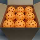 YOTIGER Pickleball Balls, 4 Pack | 12 Pack | 36 Pack - 40 Holes, High Visibility & Bounce, Durable for All Skill Levels (Orange)