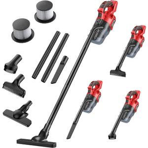 Cordless Vacuum Cleaner for Milwaukee M18 18V Battery, 500W Handheld Vacuum Cleaner with Washable Filter, Portable Stick Vacuum for Floor Carpet Car Hardwood Pet Hair(Battery Not Included)