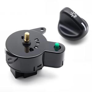 Headlight Switch and Control Knob Set Compatible with 1995-2006 Ford Ranger Sport Trac Mercury Mountaineer Mazda B4000 B2500 B2300, Replacement for 3L5T-11654-BA 1F2066170 F2DZ11666A