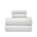 BED INC Road Trip America Jersey Sheets King Size Set - Cotton (4 Pieces) All Seasonal Deep Pockets Soft Cozy Knit Stretchy King Sheets - Hotel and Residential Quality (White, King)