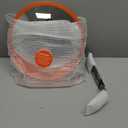 ovsor 12 Inches Convex Safety Mirror Adjusted Blind Spot View Range Corner, Sturdy Garage Mirror for Outdoor, Store, Parking (Orange)