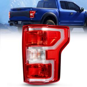 Nilight Taillight Assembly for 2018 2019 2020 Ford F150 F-150 Pickup Truck Right Tail Light Rear Lamp Replacement OE Style Red Housing with Bulbs and Harness Passenger Side