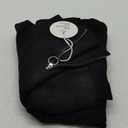 ANRABESS Women Quarter Zip Oversized Casual Loose Rib Knit Cozy Pullover Sweaters Top 2025 Fall Fashion Outfits Clothes (Small, Black)