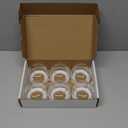 6 Pack Stove Knob Covers for Child Safety, Gas Stove Knob Locks for Baby and Pets, Baby Proof Stove Oven Knob Safety Covers with Adhesive, Waterproof, Oil Resistant, (Transparent) (Clear)