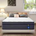 Queen Mattress with Motion Isolation and Pressure Relief, Strong Edge Support, Pocket Spring King Size Mattress in a Box (14 Inch, Queen)