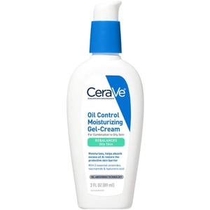 CeraVe Oil Control Moisturizing Gel-Cream 89ml – Lightweight, Non-Greasy, Hydrating Face Moisturizer with Oil-Absorbing Technology, Niacinamide & Ceramides for Oily & Combination Skin