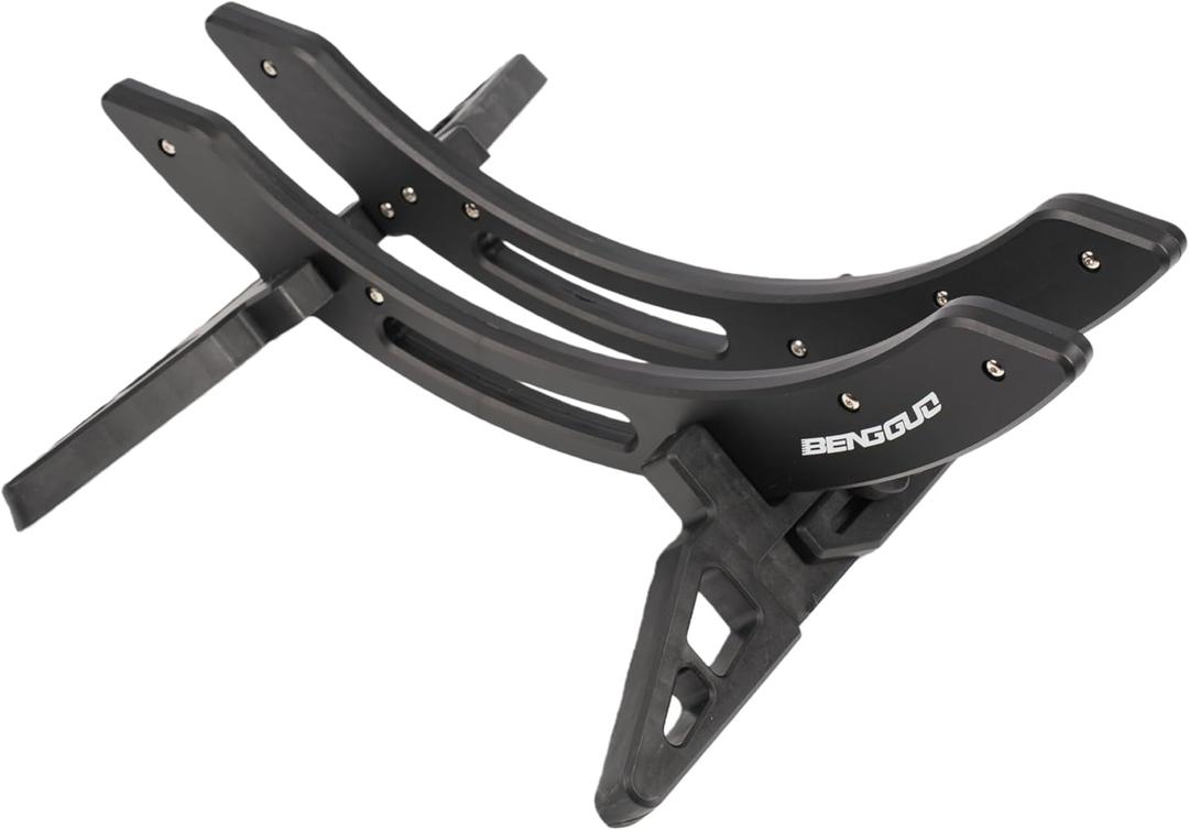 Bike Rack & Floor Stand  Heavy-Duty Adjustable Bicycle Stand for Garage/Home, 20-29" Road/MTB/BMX/Commuter/Kids Bike, 1-Bike Indoor Parking Rack, Black