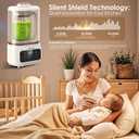 Silent Professional Blender 1.4L 8 Preset Programs, Quiet Motor, Hot & Cold Blending for Smoothies, Soups, Nut Milk, Ice Crushing 24H Timer, Self-Cleaning, BPA-Free