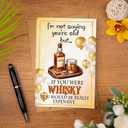 3 x Funny Whiskey Birthday Card for Men Women or Friend, Humor Bday Card for Boyfriend Girlfriend,I'm Not Saying You're Old Cute Birthday Cards for Family 30th 40th 50th 60th 70th (Whisky Birthday- 01)