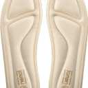 riemot Womens Memory Foam Insoles Super Soft Replacement Innersoles for Running Shoes Work Boots Comfort Cushioning Shoe Inserts Beige Size US 5.5 / EU 36.5
