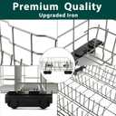 Upgraded WD28X34744 WD28X26099 Lower Rack Replacement Parts for GE Dishwasher Dishrack 20.7'' D x 21.6'' W GE GDF510PSM0SS GDF510PSJ0SS GDF510PSR0SS WD28X24396 Bottom Drawer Tray Assembly 1 Pack