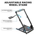 CXRCY Racing Wheel Stand Height Adjustable & Foldable Steering Wheel Stand Compatible with Logitech G920 G29 G27 G25 Gaming Cockpit (Wheel and Pedals Not Included)