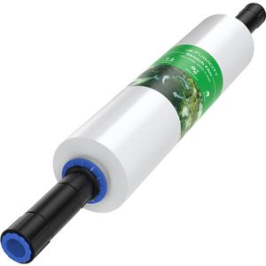 FugaCity Stretch Wrap Film-15 Inch 1000 ft 60 Gauge Shrink Wrap for Pallet Wrapping, Industrial Strength 1 Roll Pallet Wrap with Handles, Moving Supplies Plastic Wrap Roll, 500% Stretch, Transparent