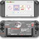 GeekShare Hard Case Compatible with Nintendo Switch 2 (2025), Anti-Scratch Dockable Protective Cover for Switch 2 with Detachable Joy Con, The Moon (Frosted White)