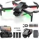 Drone with Camera for Adults 4K, Brushless Motor Drones for Kids Beginners, 60 Mins Flight, 130 Lens, FPV Foldable RC Quadcopter, Gesture Photography, Toys Gifts for Teen Boys Girls, Black