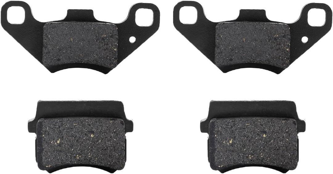 KAMIER Brake Pads for 98cc 100cc 2.8hp Coleman CK100 SK100 CK100-S RTK100 196cc 200cc 212cc 6.5hp KT196 CK196 GK200 BK200 RTK200 Go Kart 150cc Hammerhead Mudhead TrailMaster Go Kart Cart Parts2 Pcs