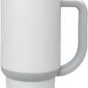 Ello Oasis 30 oz Tumbler with Handle & Retracting Straw | Reusable Insulated Stainless Steel Cup 100% Leakproof, Gifts for Teens Women Men | Keeps cold for 20 Hours, Cup Holder Friendly, Grayscale