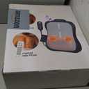 Shiatsu Back and Neck Massager for Pain Relief Deep Tissue, Up and Down Rolling Back Massager with Heat, 3D Kneading Massage for Office Home Car, Birthday Gifts for Women Men Mom Dad (Gray)