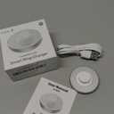 Compatible with O-ra Ring Gen 4 Charger (Size 8), Fast and Safe Charging Dock with USB-C Cable, Silicone Anti-Slip Base Design, Essential for O-ra Ring 4 Users (Silver)