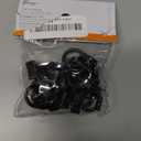 Kenney Petit Window Curtain Clip Rings, 14-Pack, Black (For 1/2" Diameter Rods)