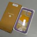 Miracase Designed for iPhone 14 Case 6.1 inch, [Built-in Tempered Glass Screen Protector] [Bubble Free] Full-Body Protective Bumper Phone Case with Camera Lens Protector, Purple