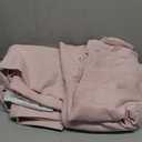 WEST LAKE Pink Bailey Pinch Pleated Window Curtain Panels with Full Blackout Liner 84 Inches Long, Rustic Textured Drapes for Bedroom, Modern Window Treatment for Girls Room,40" Wx84 Lx2