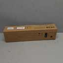 MICA Computer Speakers, Vintage Wired Computer Sound Bar, Retro Wooden Mini Soundbar, 3.5mm Aux Connection, USB Powered PC Speakers for Desktop Monitor, Laptop, Tablets (Yellow)