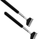2 Pack Portable Extendable Back Scratcher Non-Steel Material Quality and Durability,Stainless Steel Telescoping Back Scratcher with Beautiful Present Packaging