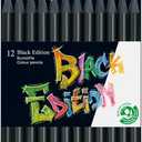 Faber-Castell Black Edition Colored Pencils: 12 Classic